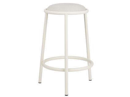 Béžová čalouněná barová židle Hogo 68 cm