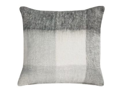 Bílo-šedý povlak na polštář Kave Home Catarina 45 x 45 cm