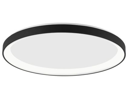 Černé kovové stropní LED světlo Nova Luce Pertino II. 38 cm