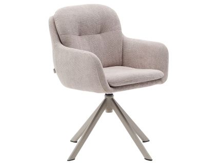 Béžová otočná židle Kave Home Lexa