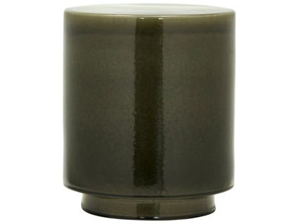 Khaki keramický odkládací stolek Thea 34 cm