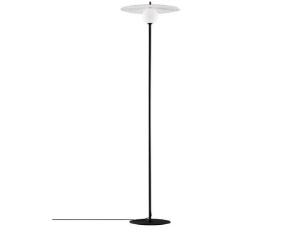 Černobílá stojací lampa Nova Luce Reflet 162 cm