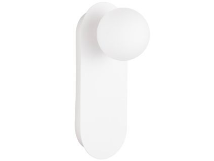 Bílé kovové nástěnné světlo Nova Luce Blob