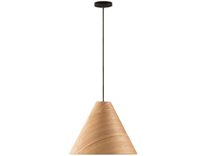 Dřevěné závěsné světlo Nova Luce Elysian 45 cm