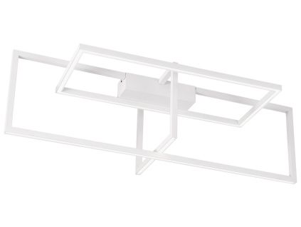 Bílé kovové stropní LED světlo Nova Luce Clea 92 cm