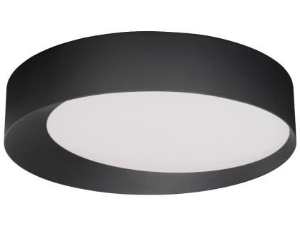 Černé kovové stropní LED světlo Nova Luce Oby 60 cm