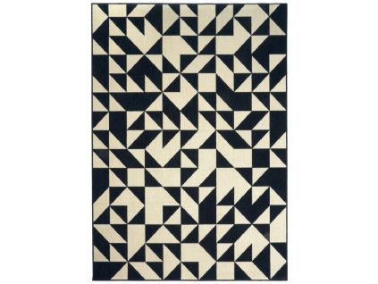 Černobílý koberec Luz 200 x 290 cm