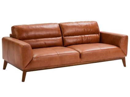 Kožená pohovka No. 6047, 216 cm