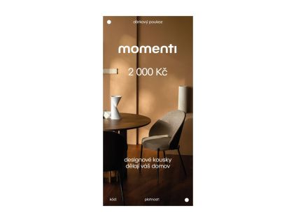 Designový e-poukaz 2000 Kč