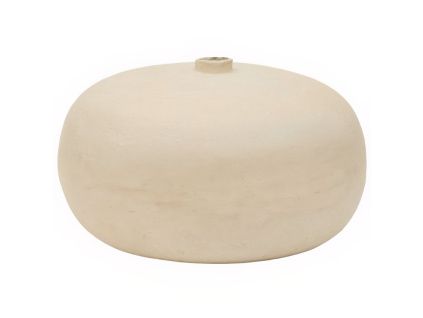Bílá váza Kave Home Nivala ø 40 cm