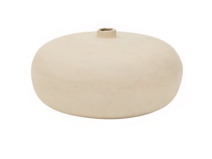 Bílá váza Kave Home Nivala ø 31 cm