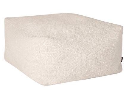 Bouclé puf Keno 63 x 63 cm