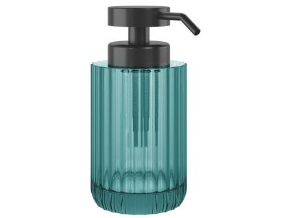 Tyrkysový skleněný dávkovač mýdla Lido 300 ml