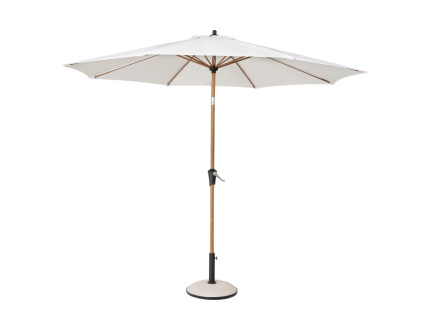 Bílý slunečník Palinuro 300 cm