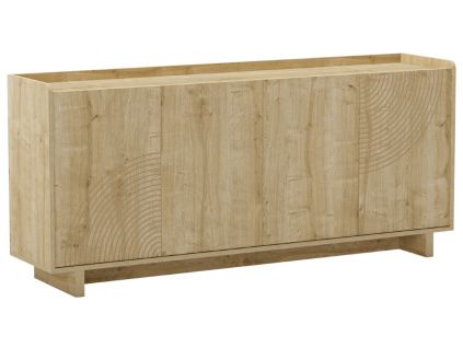 Komoda Daira 180 x 40 cm s dubovým dekorem
