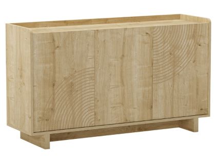 Komoda Daira 140 x 40 cm s dubovým dekorem