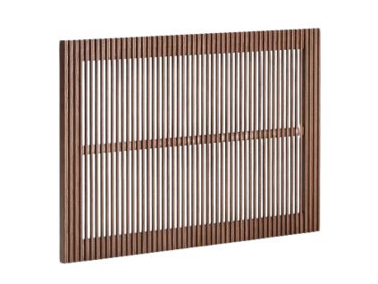 Ořechové čelo k posteli Kave Home Beyla 90 cm