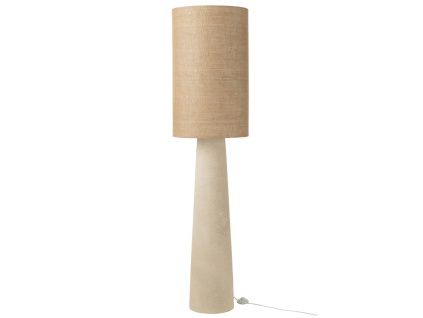 Bílá stojací lampa Ava 168,5 cm