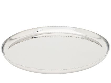 Nerezový tác Kave Home Nirela Ø 28cm