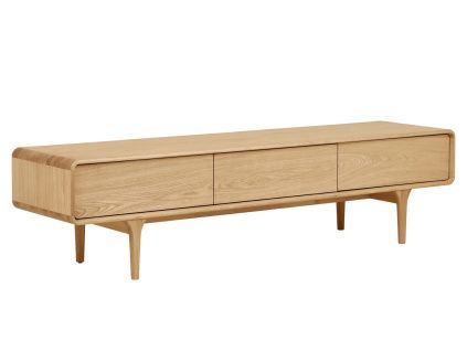 Dubový TV stolek Drew 180 x 45 cm