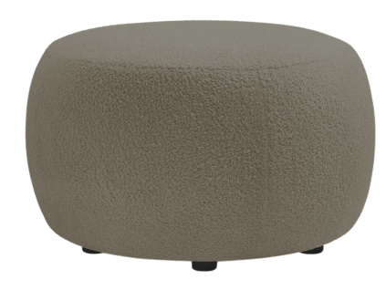 Hnědá bouclé podnožka Envy 69 cm