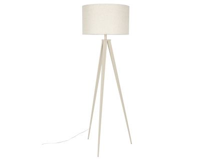 Béžová stojací lampa TRIPOD 157 cm