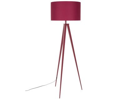 Červená stojací lampa TRIPOD 157 cm