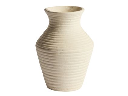 Béžová váza Kave Home Pria 25 cm