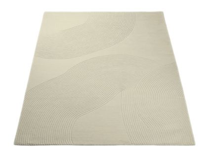 Krémově bílý vlněný koberec Zen 170 x 240 cm