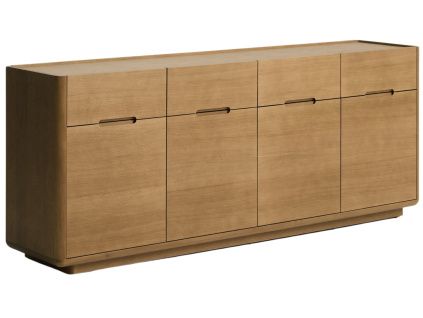 Dubová komoda Arelida 200 x 45 cm