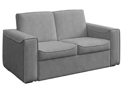 Světle šedá čalouněná rozkládací pohovka Mesonica Muno 152 cm