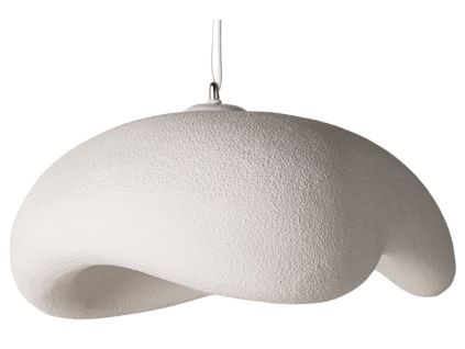 Bílé závěsné světlo Micadoni Berta 60 cm