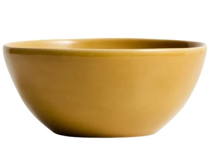 Žlutá miska Kave Home Selune Ø16 cm