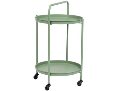 Zelený zahradní servírovací stolek Bizzotto Austin 45 cm