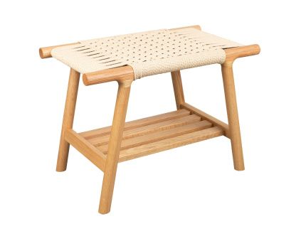 Přírodní dubová stolička KINTARO 43 cm