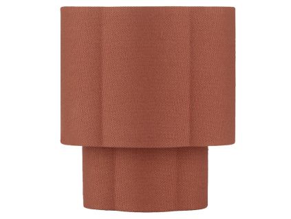 Hnědočervená stolní lampa Nova Luce Bloosy
