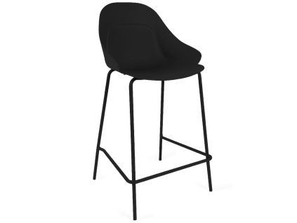 Černá plastová barová židle Toby 95 cm