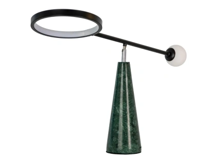 Zeleno-černá stolní LED lampa Angel Cerdá No. 8093