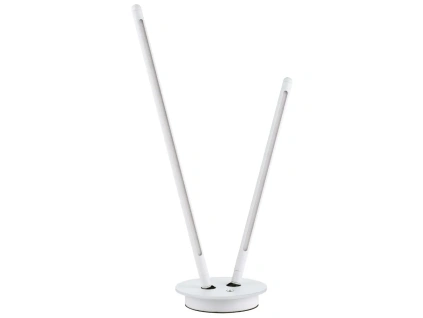 Bílá kovová stolní LED lampa Nova Luce Intec