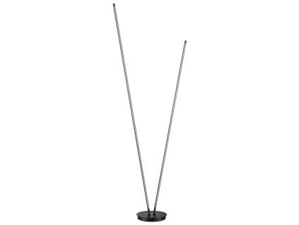 Černá kovová stojací LED lampa Nova Luce Intec 184 cm