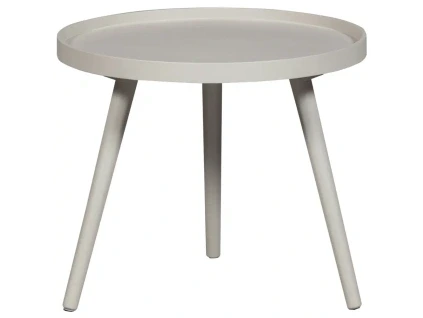 Béžový lakovaný konferenční stolek Mesa 45 cm