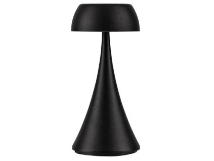 Černá kovová nabíjecí stolní LED lampa Nova Luce Ycro
