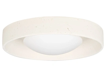 Světle béžové venkovní stropní LED světlo Nova Luce Moss 37 cm