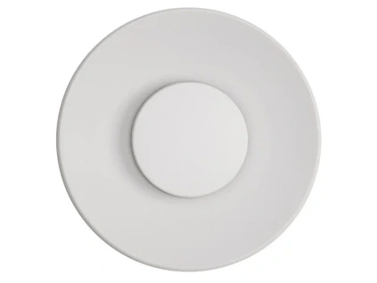Bílé kovové venkovní nástěnné LED světlo Nova Luce Cico 24 cm