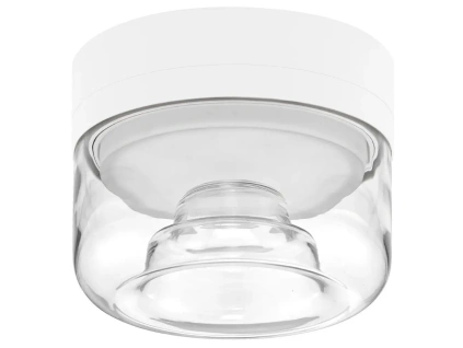 Bílé kovové stropní LED světlo Nova Luce Doris 15 cm
