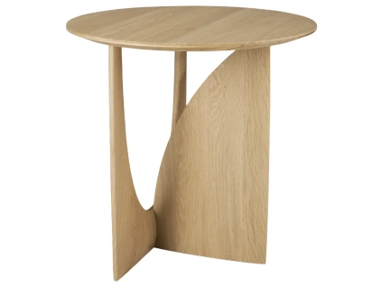 Dubový odkládací stolek Geometric 51 cm