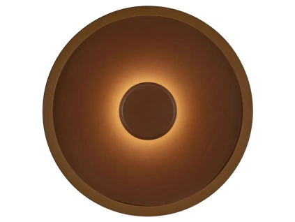 Hnědé kovové nástěnné LED světlo Nova Luce Dorell 26 cm