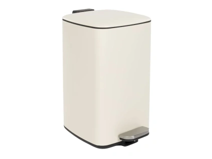 Bílý pedálový odpadkový koš MARK MEDIUM 20 l -fv-interier-25