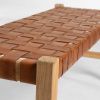 Hnědá kožená lavice Kave Home Calixta 120 cm -fv-interier-25