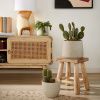 Masivní teaková stolička Kave Home Yumbi 30 cm -fv-interier-25